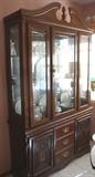 BEAUTIFUL "LIGHTED" CHINA CABINET