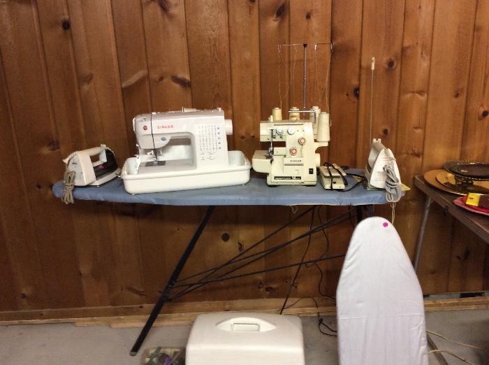 singer sewing machine and serger