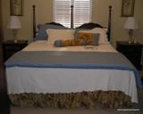 King Size Bed Amish Red Cherry from the Red Barn with tempurpedic Mattress that cost 5300 new, top of the line tempurpedic, excellent all the way