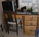 Computer Desk with Computer etc