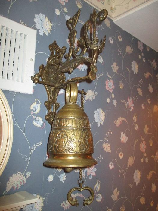 Vintage brass German Pub bell