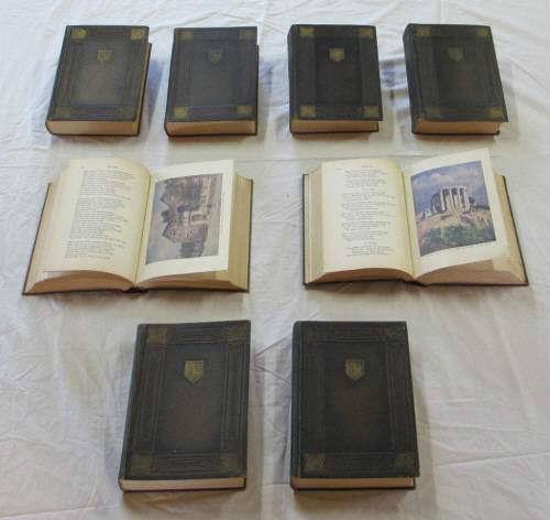 (8) 1910 - 1918 Library of Entertainment, World's Greatest Writers Books