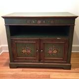 Hand Painted Country French Console