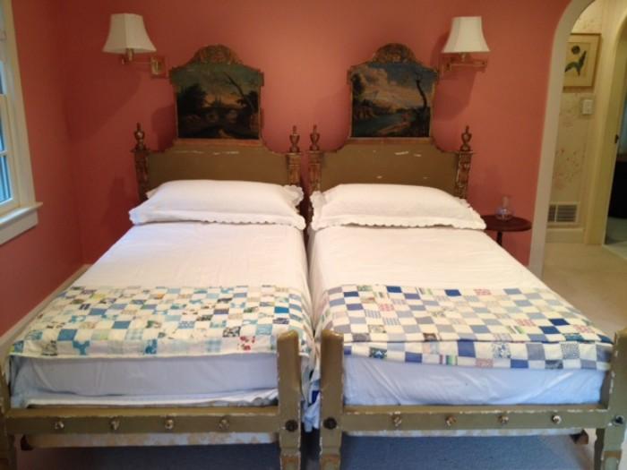 Antique French Rope Beds