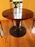 Dining Table w/Intricate Cast Iron Base