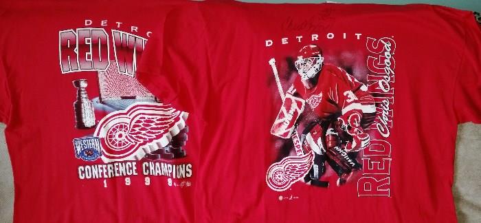Redwing Tee Shirts signed by Osgood