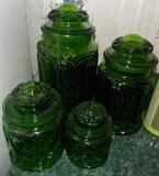 Cool green canister set