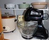 like new mixer, two crock pots, more