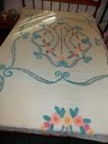 Chenille bedspread