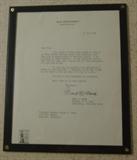 Signed Letter From Mark Clark To Tennessee General ( Sells With Next Photo)