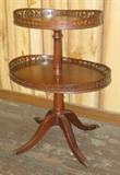 Mahogany 2 Tier Table