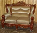 Carved Loveseat 
