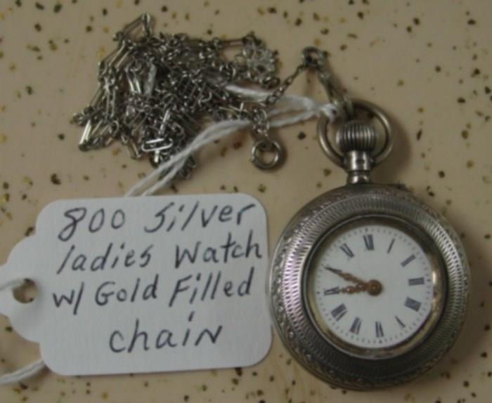 Ladies Necklace Watch