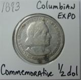 1893 Columbian Expo Silver Half Dollar