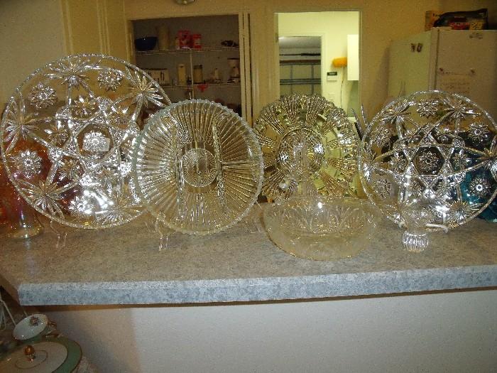 Glass platters