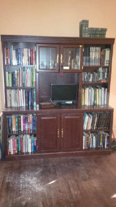 Huge bookcase wall unit