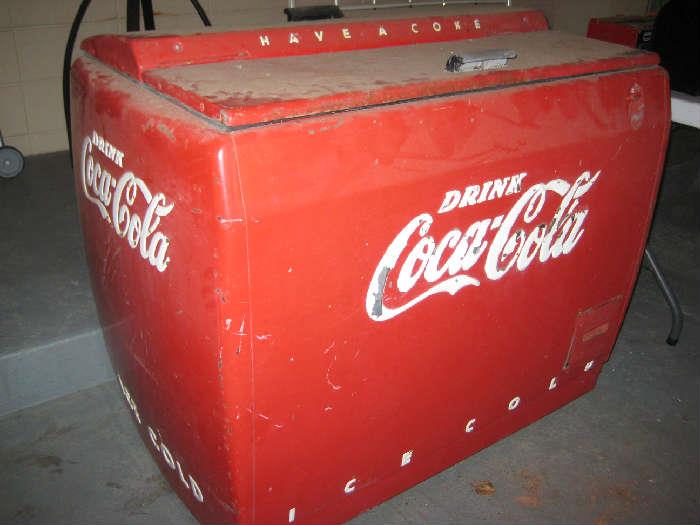 Vintage Coca Cola Bottle Cooler