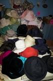 Lots of vintage ladies hats!