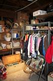 Clothing in the garage