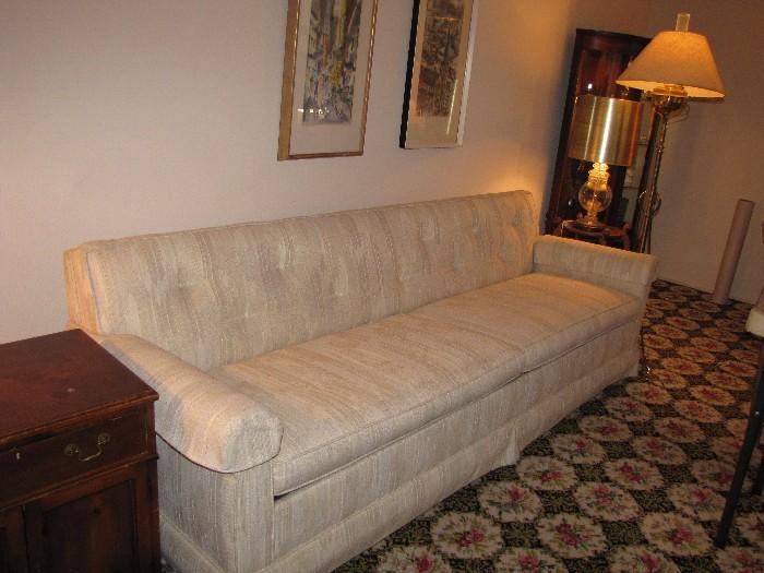 Not 19th century but it is a sleeper and a very long sofa