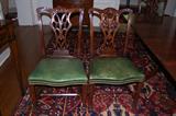 Set of 6 Chippendale Style Dining Chairs.