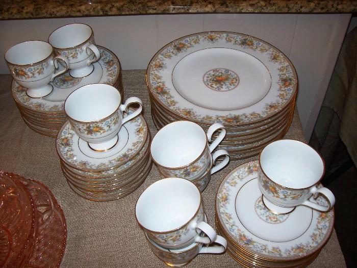 Noritake set in the "Harvest" pattern - perfect for Thanksgiving!