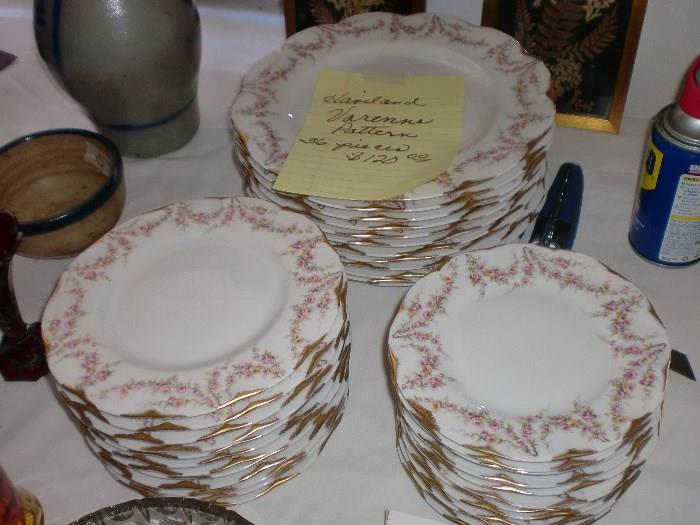 HAVILAND DISHES 36 IN ALL