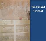 Waterford crystal stemware and glasses