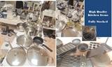 large collection of quality cookware. Pots & Pans, Cast iron pans, pots and baking molds