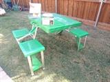 portable, foldable picnic table