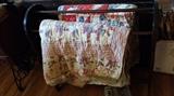 hand made hand crafted quilts. Quilt stand