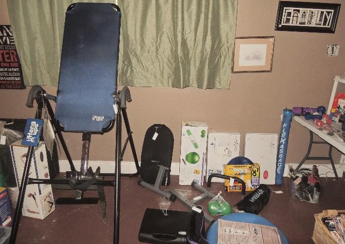 exercise room items & equipment