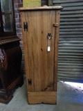 Country pine kitchen cabinet.