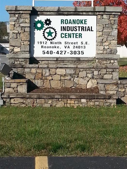 At the entrance of Roanoke Industrial Center