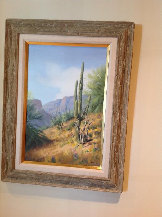 David Flitner desert landscape oil