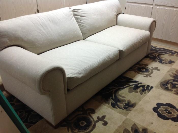 Upholstered sofa bed