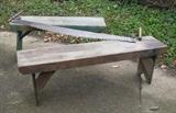 Benches/Two man saw