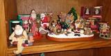 Boyds Bears Christmas, vintage Hallmark ornaments 