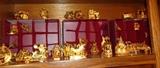 2003, 2004, & 2005 Hamilton Collection Gold Christmas Ornaments 