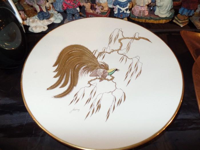 Hand painted plate-high end