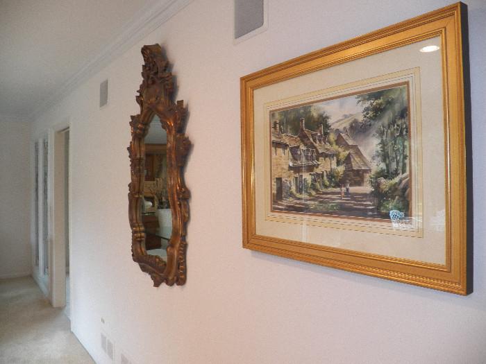 mirror and art work