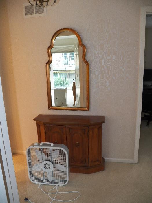 Commode and Mirror
