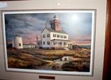 Tuckers Island Lighthouse Print J Lawrence