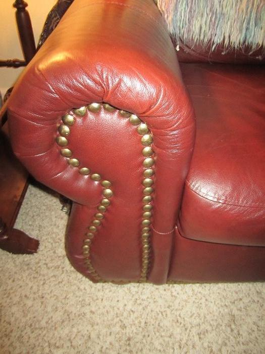 DETAIL OF ARM OF SOFA