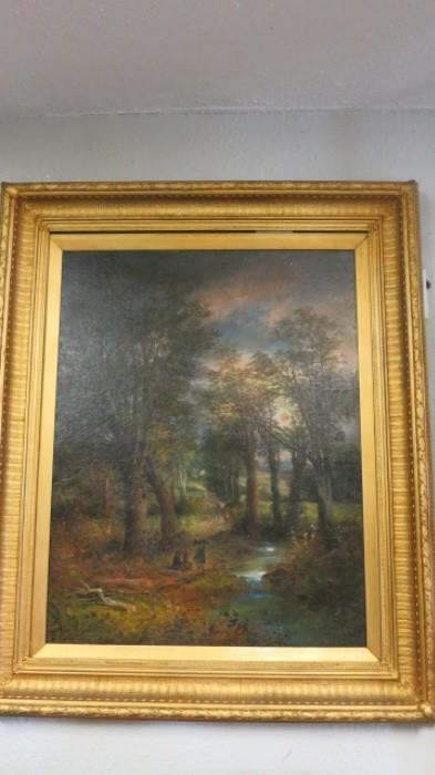Antique Landscape painting $1000