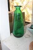 Vintage Green Glass