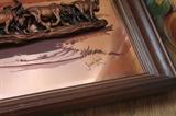 Copper Framed Art