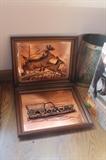 Framed Copper Art