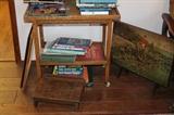 Bible Stand and Vintage Cart