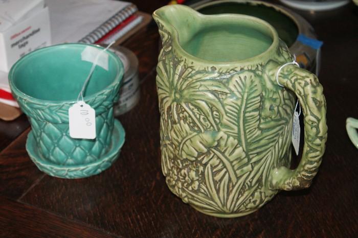 weller pottery and mccoy pottery